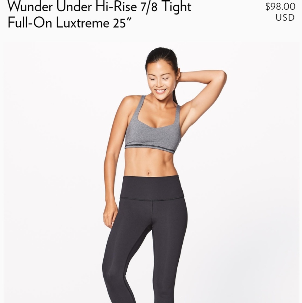 Lululemon wunder under luxtreme 7/8 Hi-rise